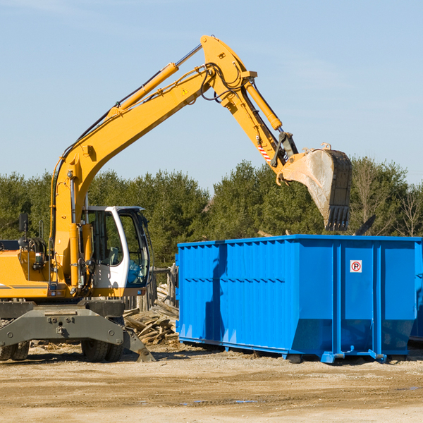 can i rent a residential dumpster for a construction project in Mercer County North Dakota